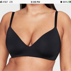 Victoria’s Secret The T-Shirt Lightly Lined Wireless Bra ~ Black ~ Sz 36C
